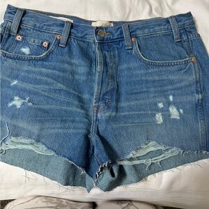 Universal Thread Distressed Blue Denim Cutoff Shorts